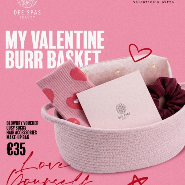 My Valentine Burr Basket